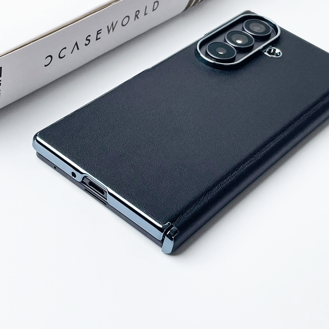 Executive Luxe – Black Leather Finish Case