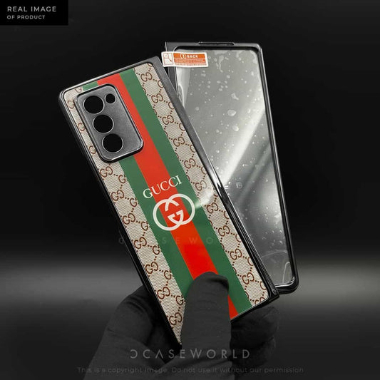 LUXE GC Premium Glass Back Case with Microfibre Cloth Inside