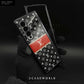 LUXE Red-Black Premium Glass Back Case with Microfibre Cloth Inside - Z Fold 3