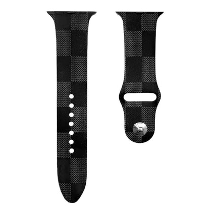 Luxury Designer Square Pattern Silicone Band