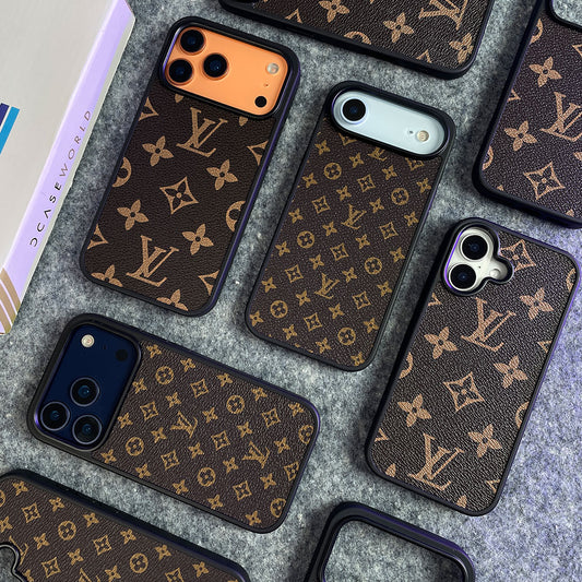 Luxury Designer Leather Case for iPhone