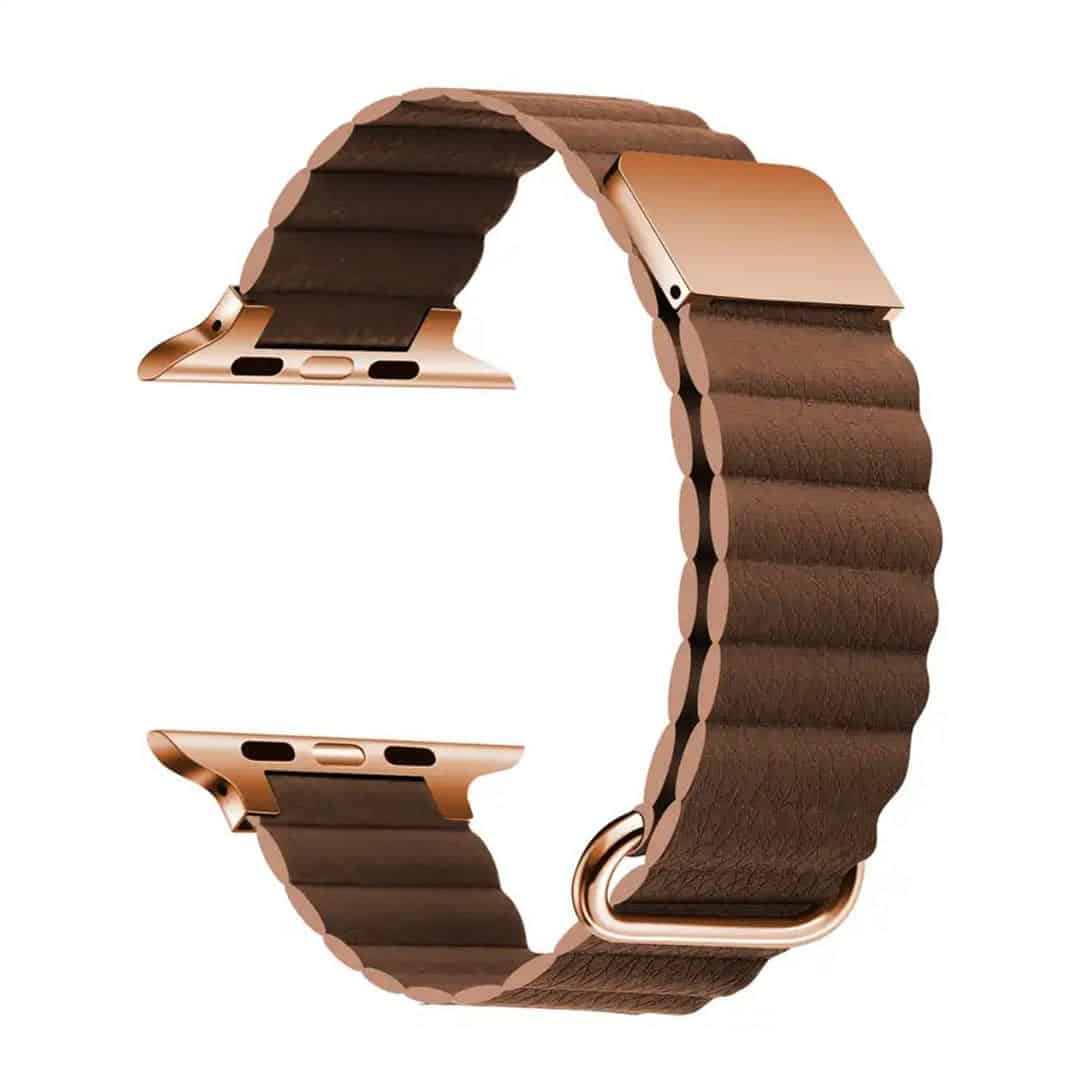 Leather Magnetic Bracelet for Apple Watch Ultra/8/7/6/5/4/3