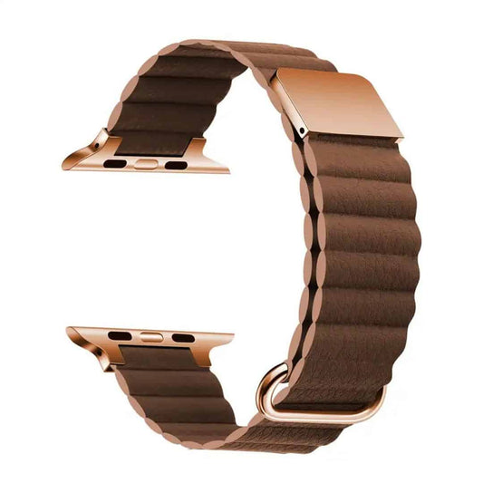 Leather Magnetic Bracelet for Apple Watch Ultra/8/7/6/5/4/3