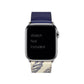 Double Tone Designer Leather Apple Watch Band