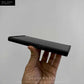 Premium Leather Back With Metal Chrome Camera Ring
