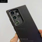 Premium Leather Back With Metal Chrome Camera Ring