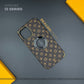 Logo Cut Luxury Designer Leather Case