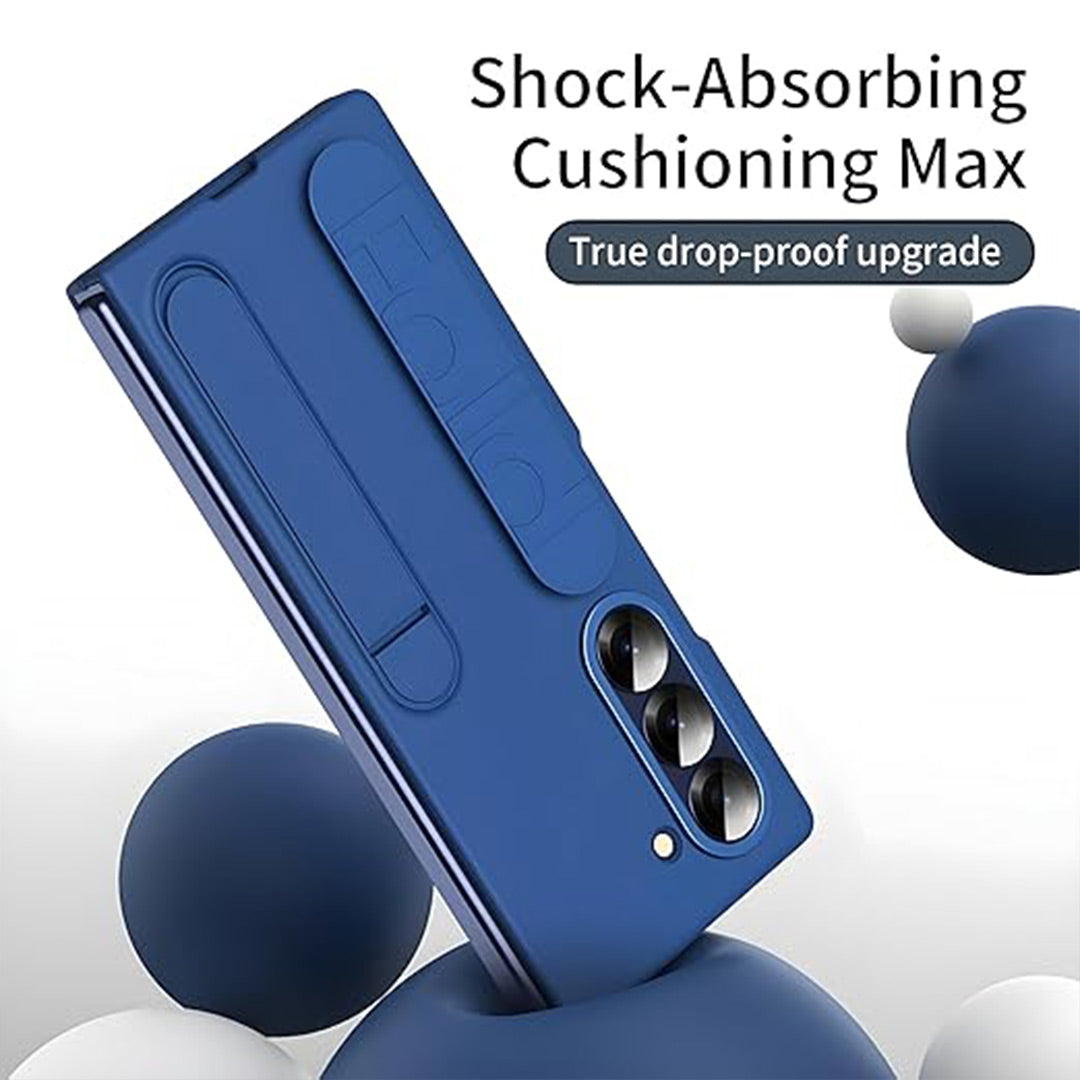 Z Fold Luxe Silicone Wrist Strap Case