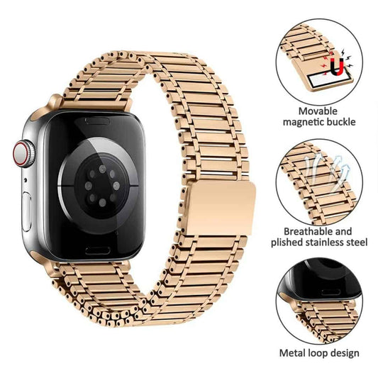 Luxury Magnetic Link Bracelet for Apple Watch Ultra/8/7/6/5/4/3 Series