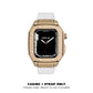 Luxury Stainless Steel Case with Silicon Strap (44-45MM)