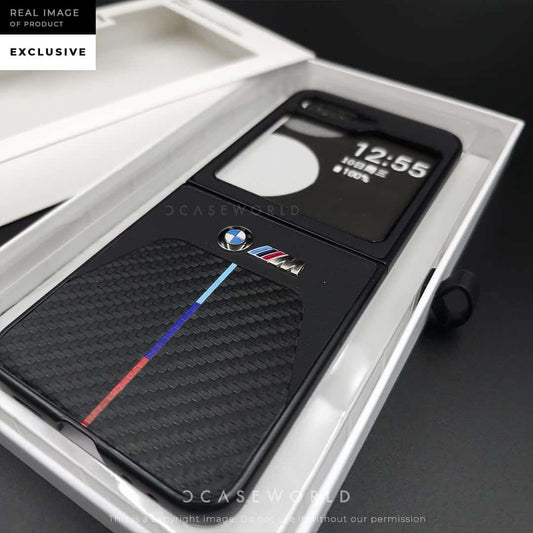 M Coupe Carbon Fibre + Leather Case – Z Flip 5