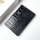Luxury Croco Patent Leather Case