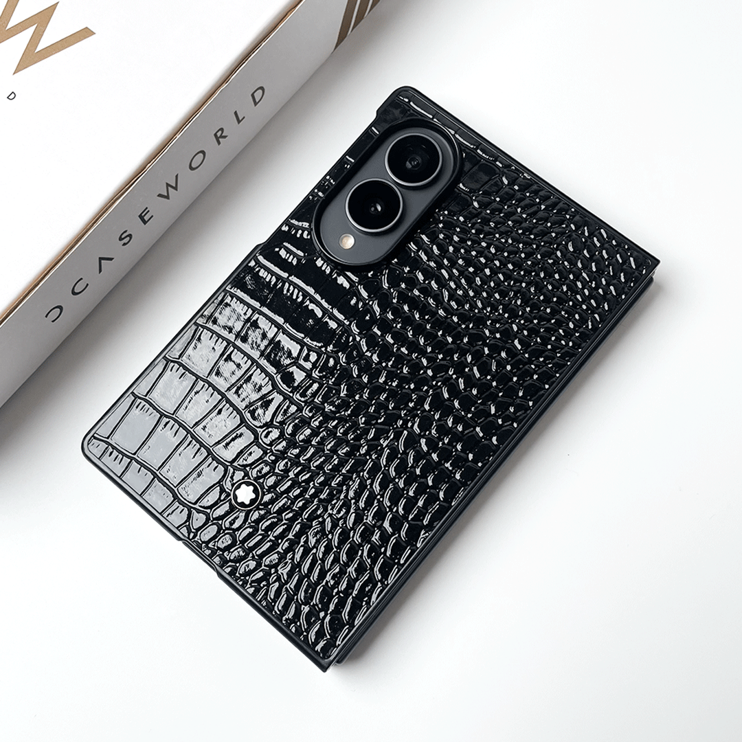 Luxury Croco Patent Leather Case