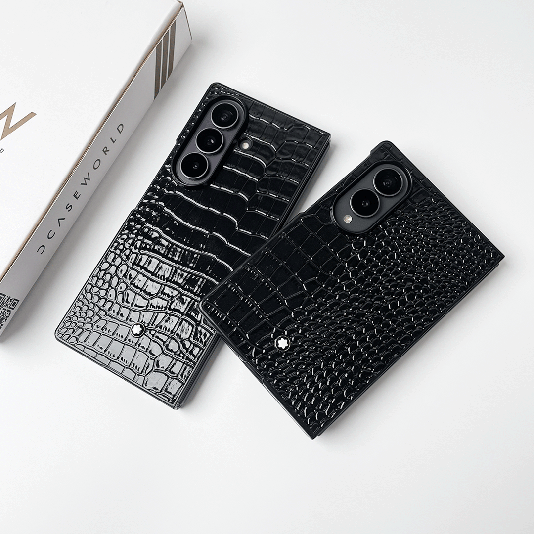 Luxury Croco Patent Leather Case