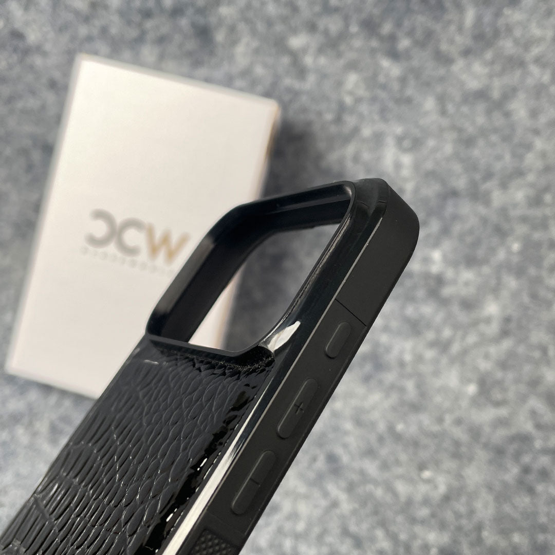 Luxury Croco Patent Leather Case