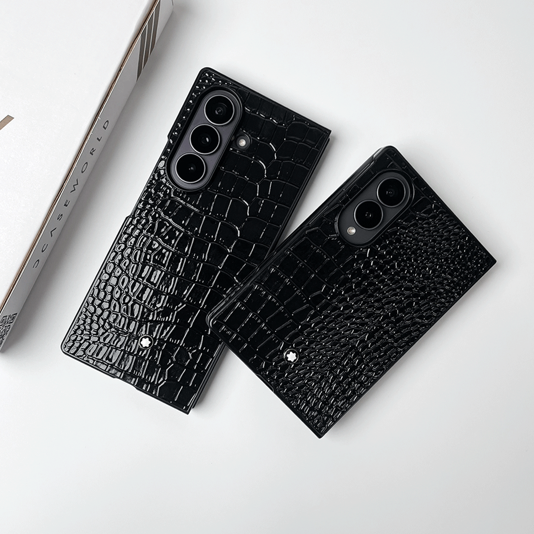 Luxury Croco Patent Leather Case