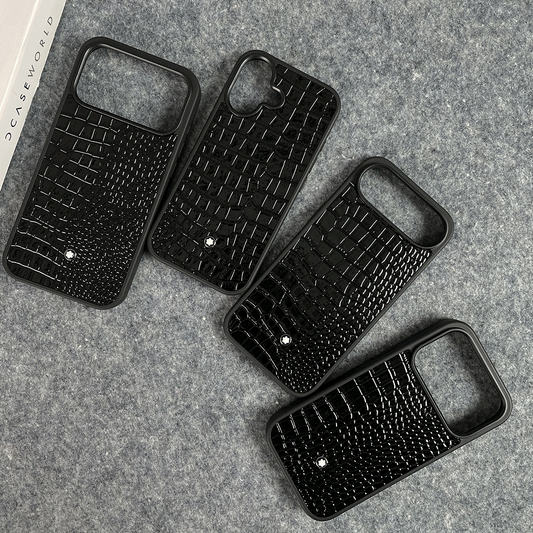 Luxury Croco Patent Leather Case