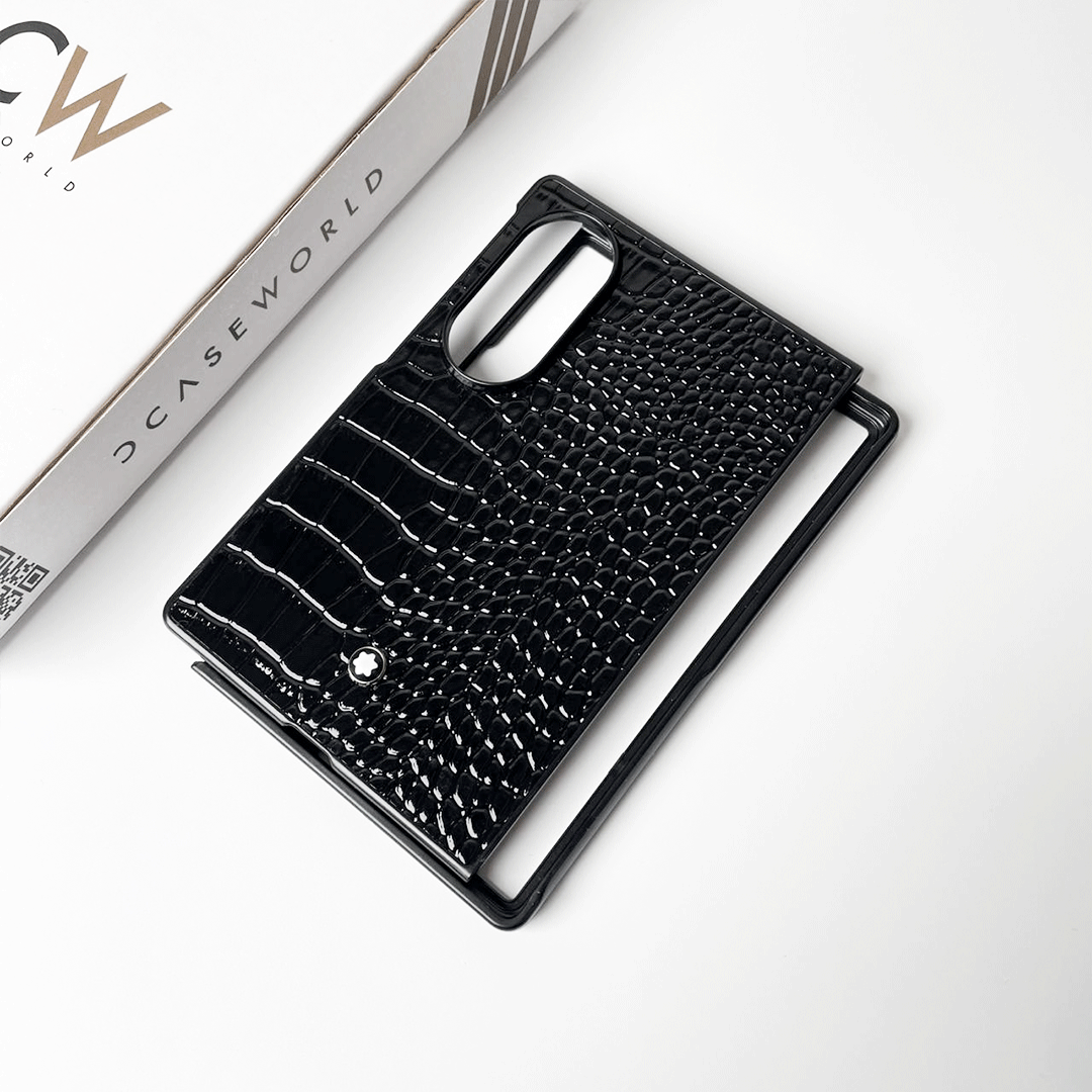 Luxury Croco Patent Leather Case