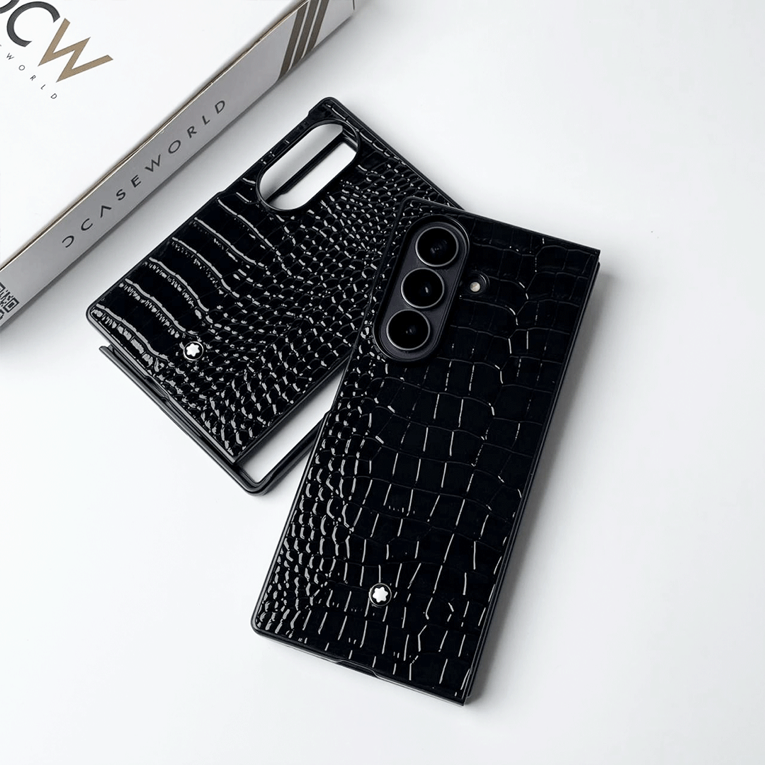 Luxury Croco Patent Leather Case