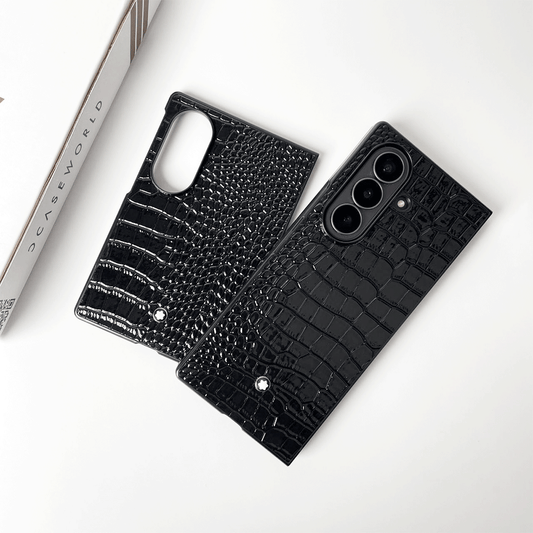 Luxury Croco Patent Leather Case