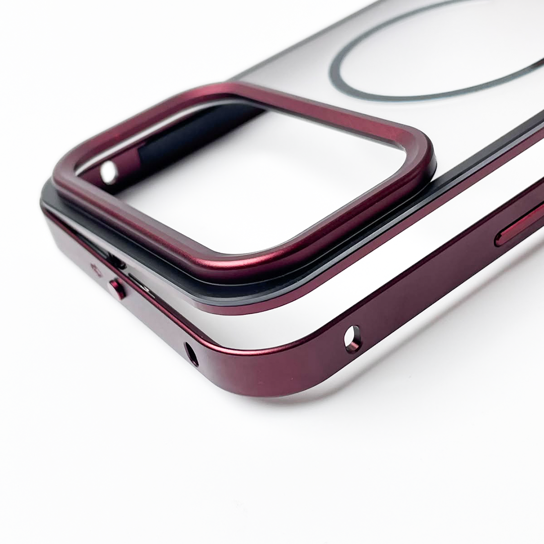 Dual-Layer Metal Armor Case