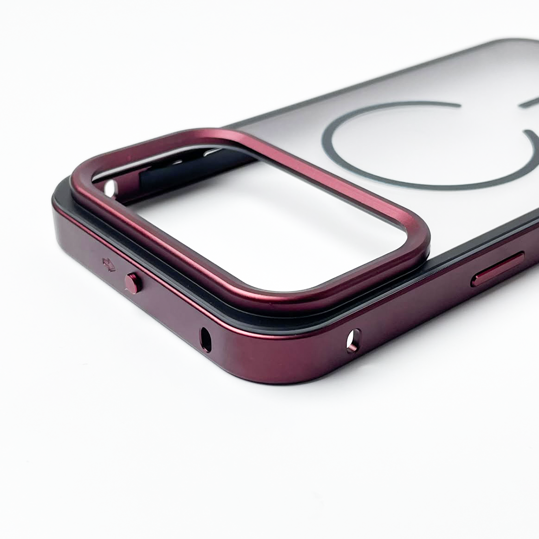 Dual-Layer Metal Armor Case