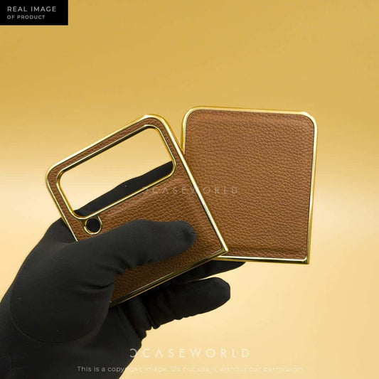 PREMIUM GRAINY LEATHER CASE FOR FILP 4