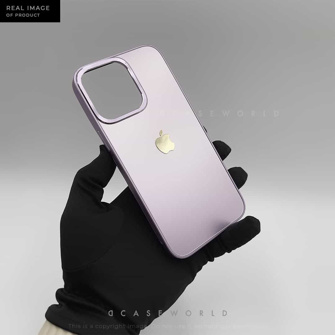 Metallic Matte Case with Golden Logo