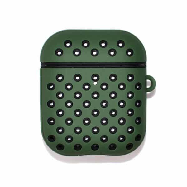 Sporty Dotted Silicone AirPods Case - FRRI Red