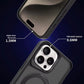 Shock-proof MagSafe Acrylic Guard Case with Pull-Out Ring Stand