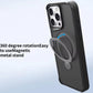 Shock-proof MagSafe Acrylic Guard Case with Pull-Out Ring Stand
