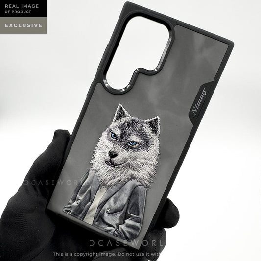 NIMMY Embroidered Original Wolf Design  for Galaxy S24 Ultra