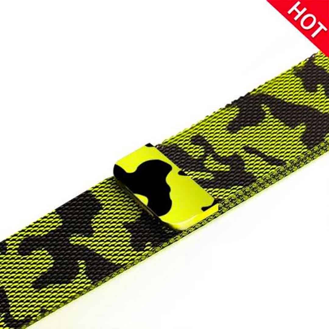 Jungle Neon Camouflage Milanese Loop Apple Watch  42-44MM