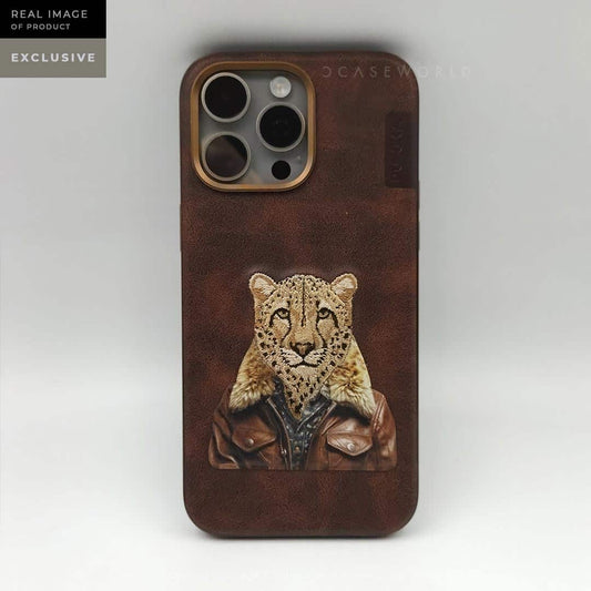 PULOKA Handmade Embroidered Tiger Case