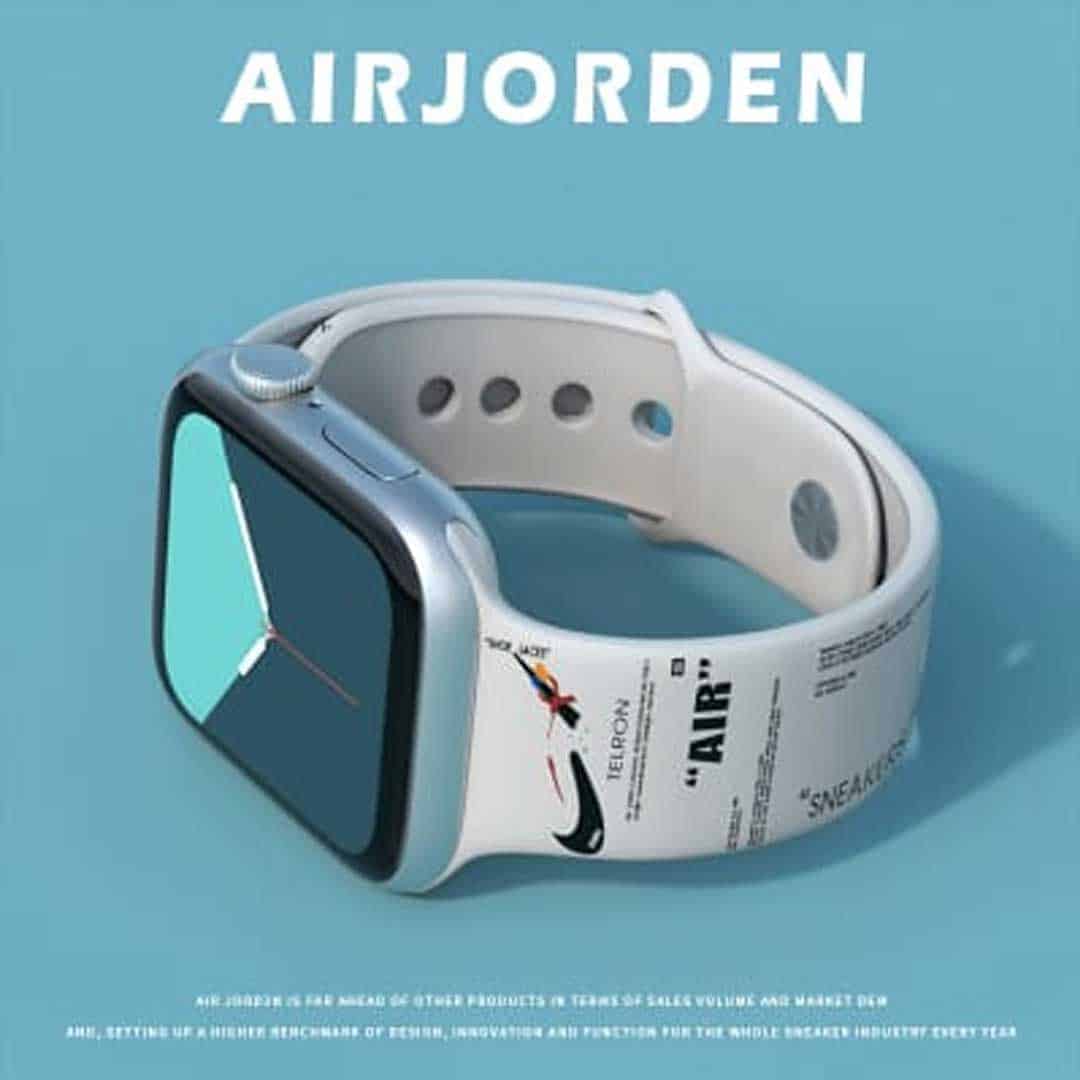 Air Jordan Silicone Apple Watch Band 42-44MM