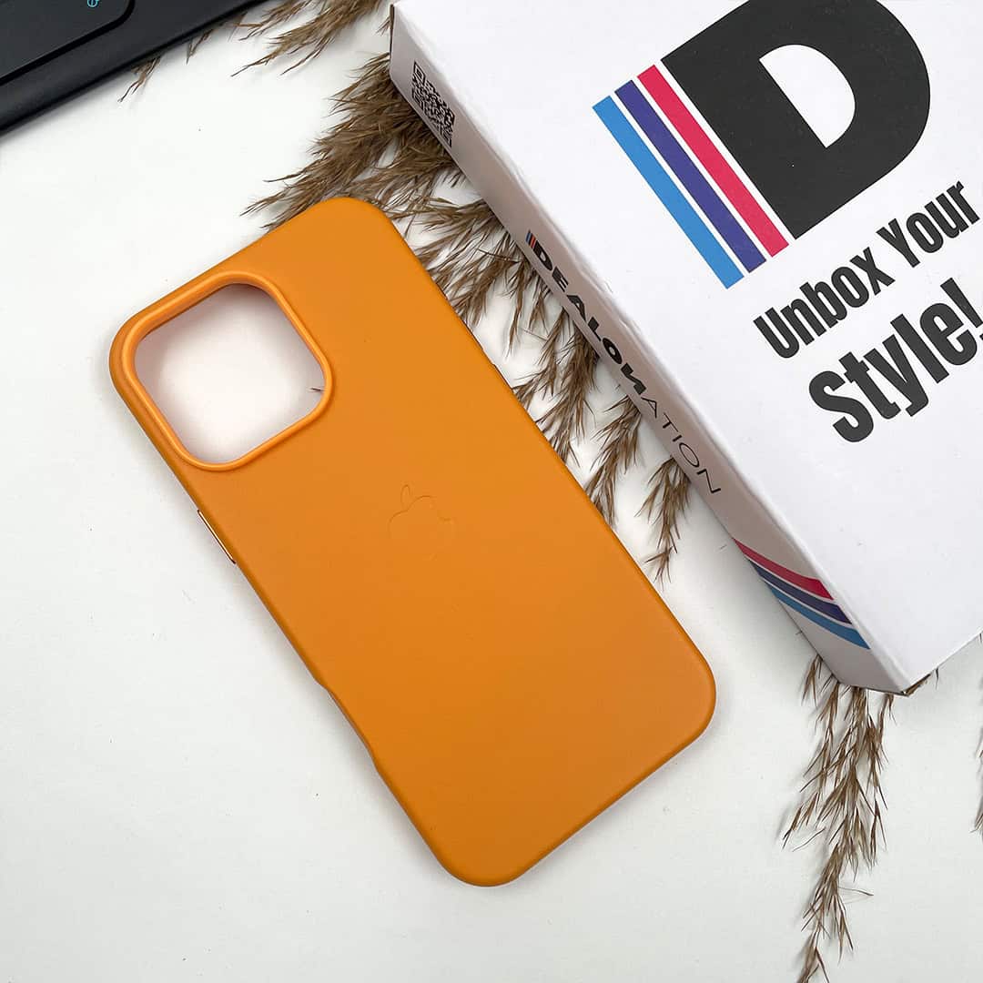 OG Leather Logo Case with MagSafe