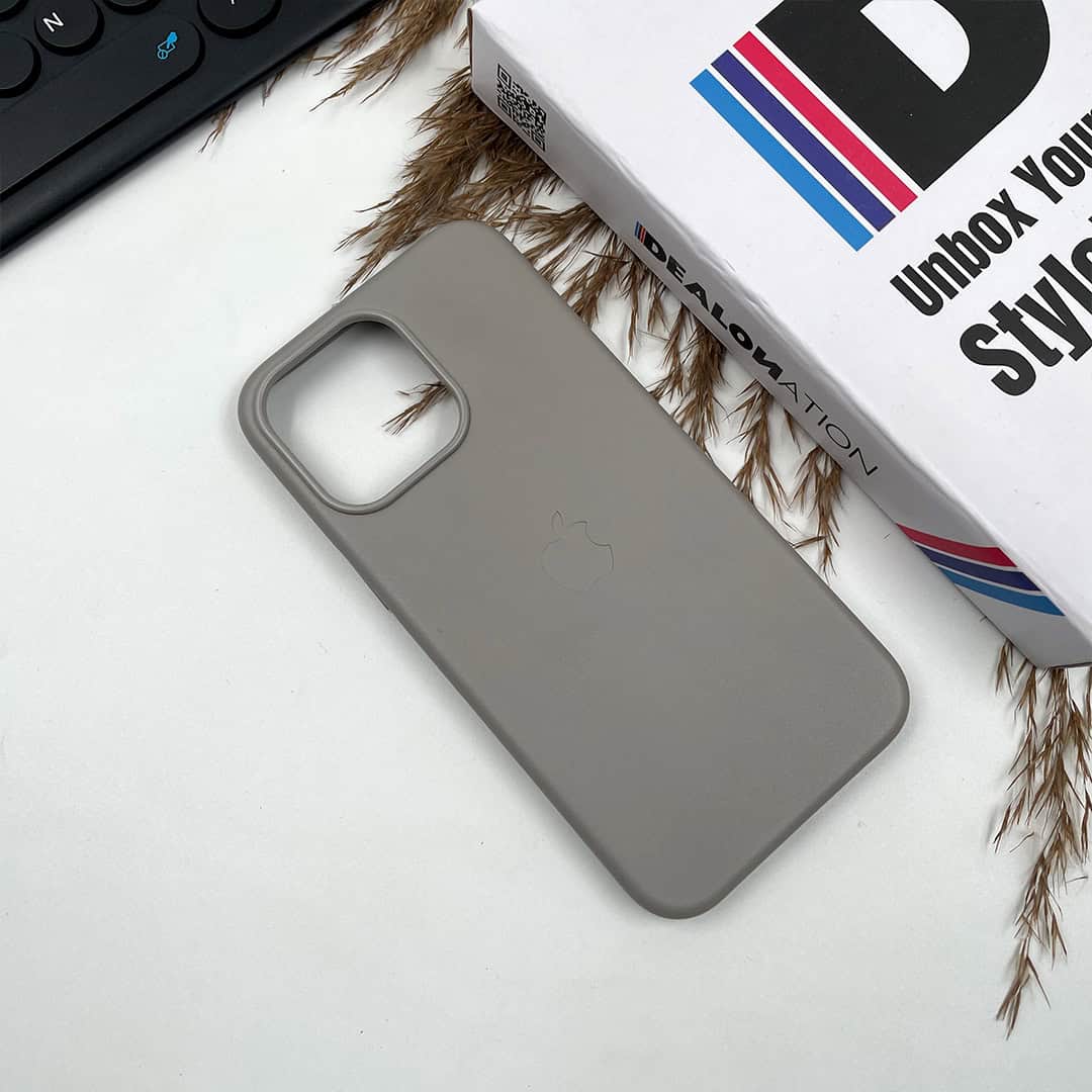 OG Leather Logo Case with MagSafe