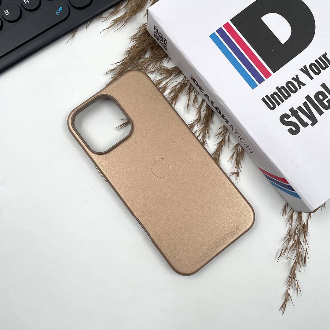 OG Leather Logo Case with MagSafe