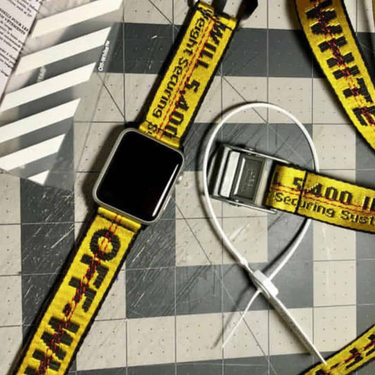 OFF-WHITE Pattern Fabric Apple Watch Strap 42-44MM