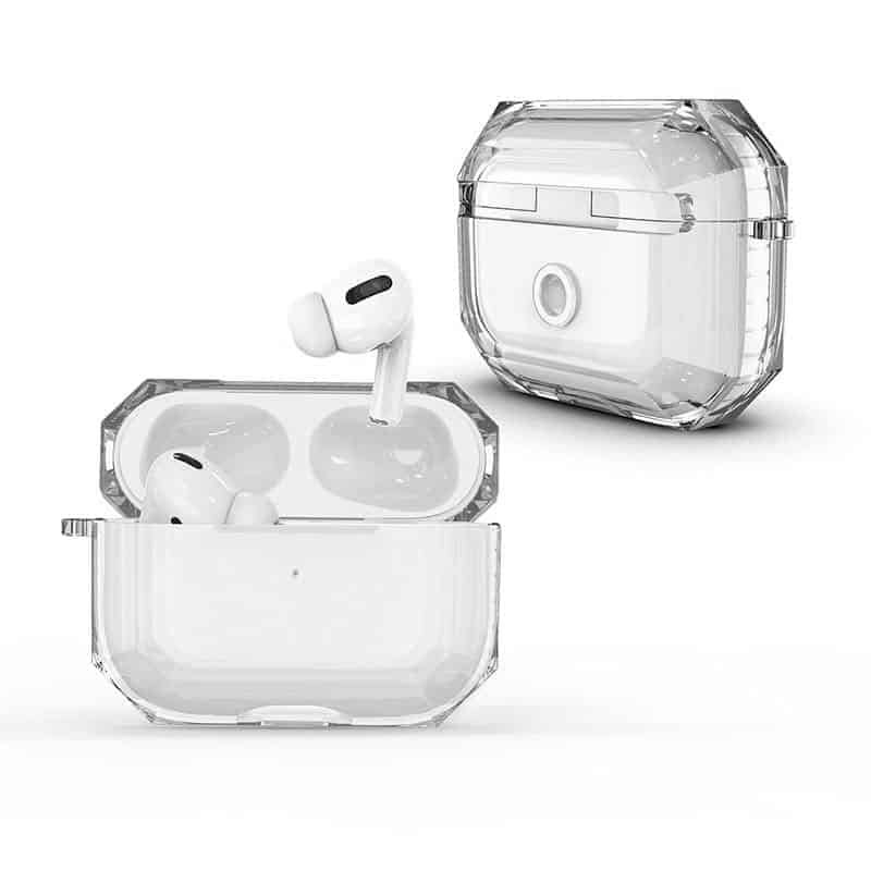 Diamond Cut Transparent AirPods Pro Case