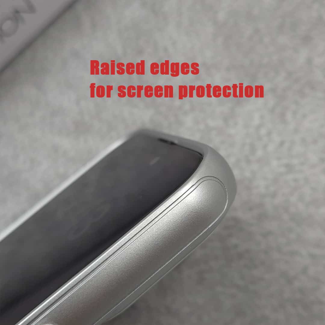Premium PRD LUXE PU Leather Silver Edition - Mag Safe Case