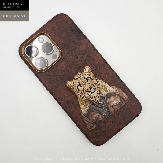 PULOKA Handmade Embroidered Tiger Case