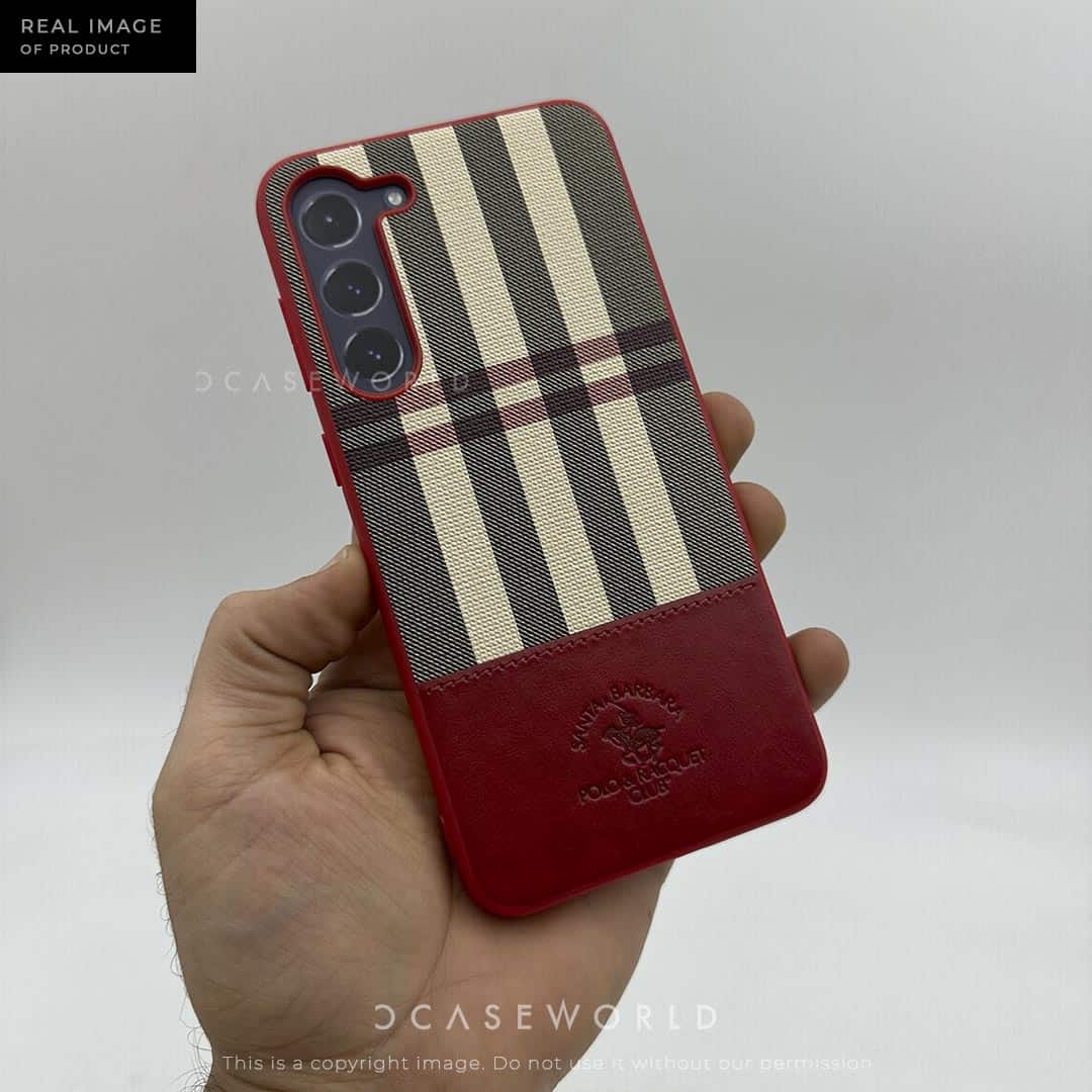 Polo PLAID by SANTA BARBARA Premium Leather Case