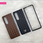 PD Woven Leather Pattern Premium Case Galaxy Fold 3