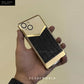 Premium Concept Croco Leather Pattern with Lens Glass Case