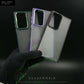 Premium Frosted Back With Metal Chrome Camera Ring