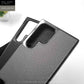 Premium Grainy Leather Electroplating Case – S24 Ultra