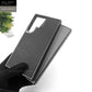 Premium Grainy Leather Electroplating Case – S24 Ultra