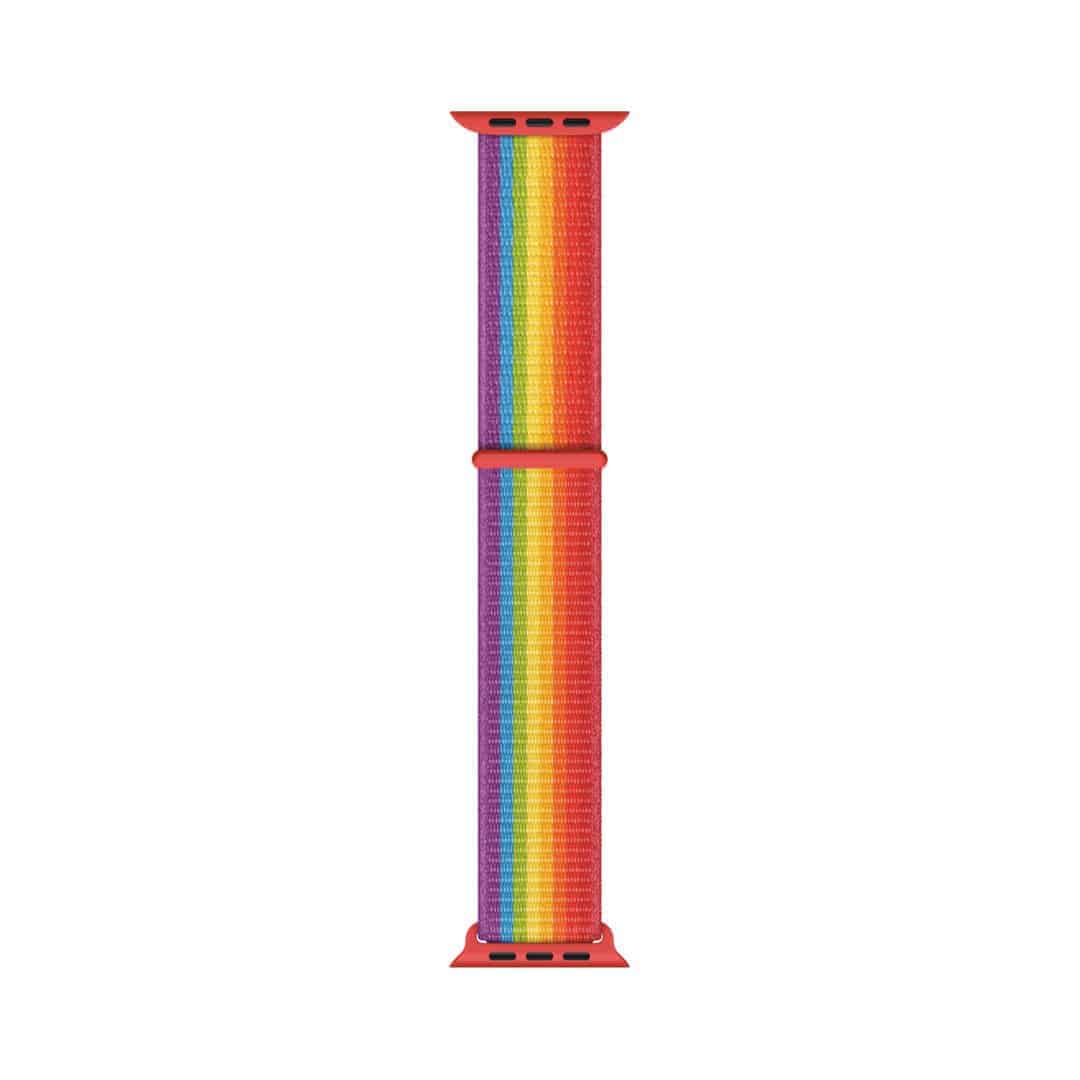 Rainbow Nylon Apple Watch Band