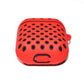 Sporty Dotted Silicone AirPods Case - FRRI Red